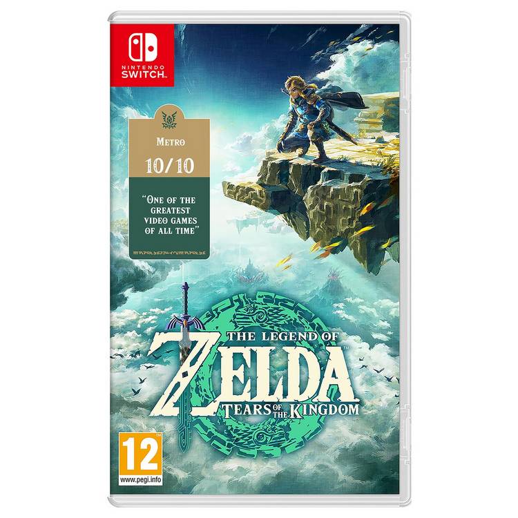 Nintendo Zelda Tears of the Kingdom Switch game, UK version