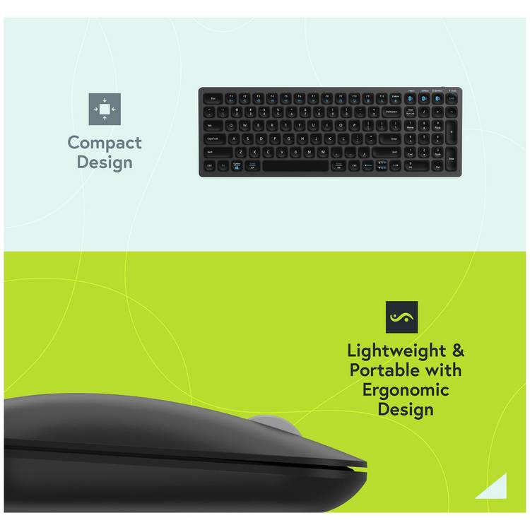 Studio Tech MK650 wireless keyboard and mouse bundle, UK version