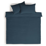 Habitat cotton waffle navy blue bedding set single, imported from the UK
