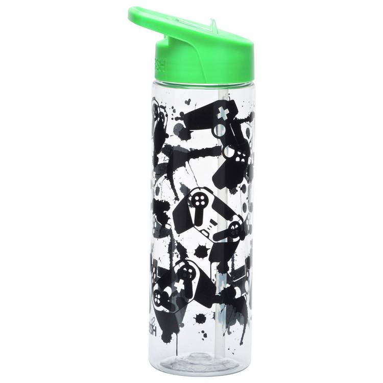 Smash Gamer green sipper water bottle 700 ml - British product