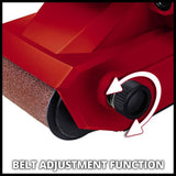 Einhell 800W corded belt sander, imported from the UK
