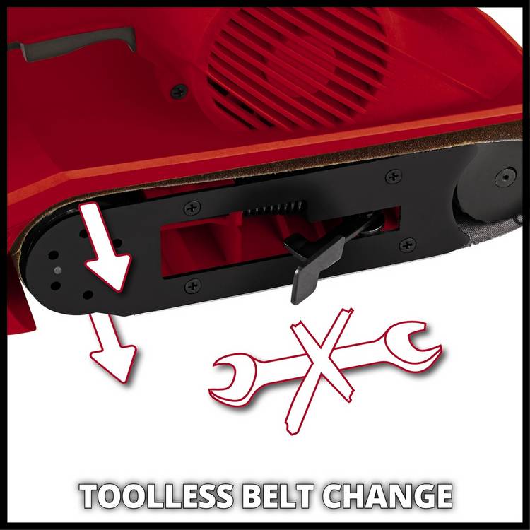 Einhell 800W corded belt sander, imported from the UK