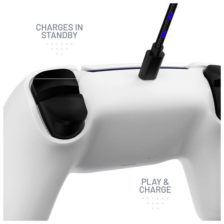 Stealth PS5 play and charge cables triple pack - British product