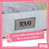 Snug large grey orthopedic pet bed (British brand)