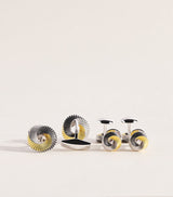 Harrods Tateossian Sterling Silver Mobius Knot Cufflinks and Studs Set- Buy online at McGrocer