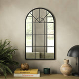 Argos Habitat Black Window Arch Wall Mirror 70x40cm- Buy online at McGrocer