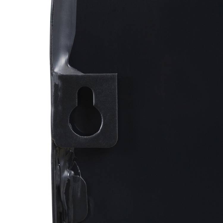 Habitat black arch window wall mirror 70x40cm, UK version