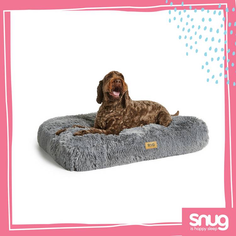 Snug grey pet bed small, imported from the UK