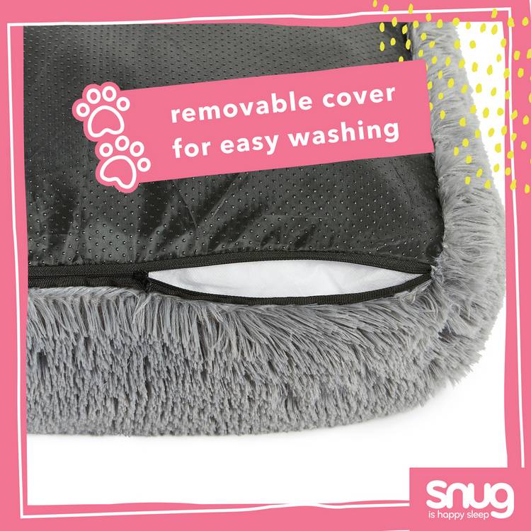 Snug grey pet bed small, imported from the UK