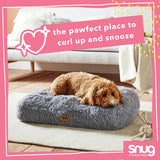 Snug grey pet bed small, imported from the UK