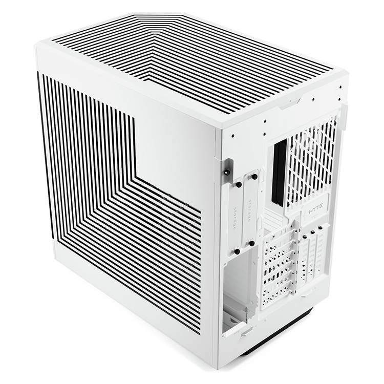Hyte Y60 white mid tower computer case, imported from the UK