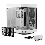 Hyte Y60 white mid tower computer case, imported from the UK