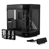 Hyte Y60 mid tower PC case black (British brand)