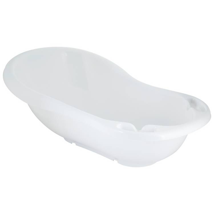 Large baby bath with deeper tub and cocoon shape, UK version