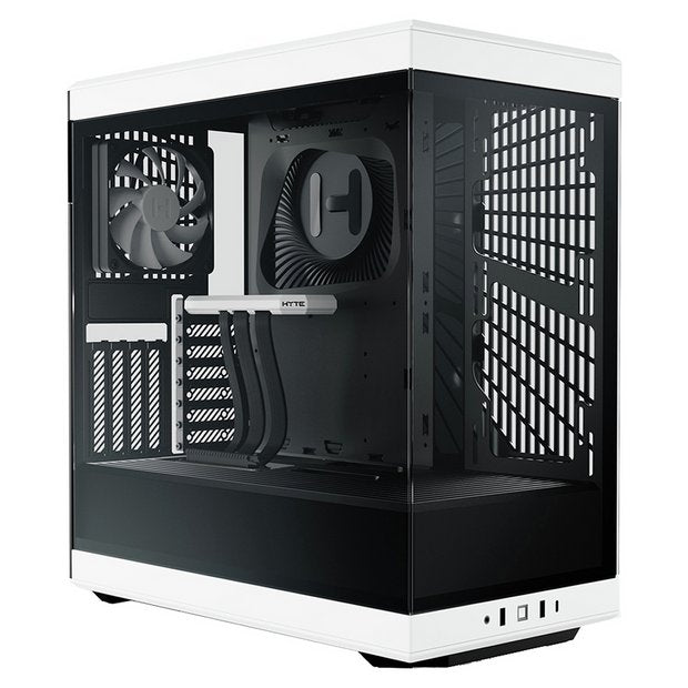 Hyte Y40 mid tower ATX case white and black, imported from the UK