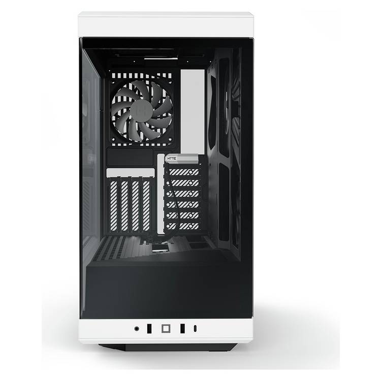 Hyte Y40 mid tower ATX case white and black, imported from the UK