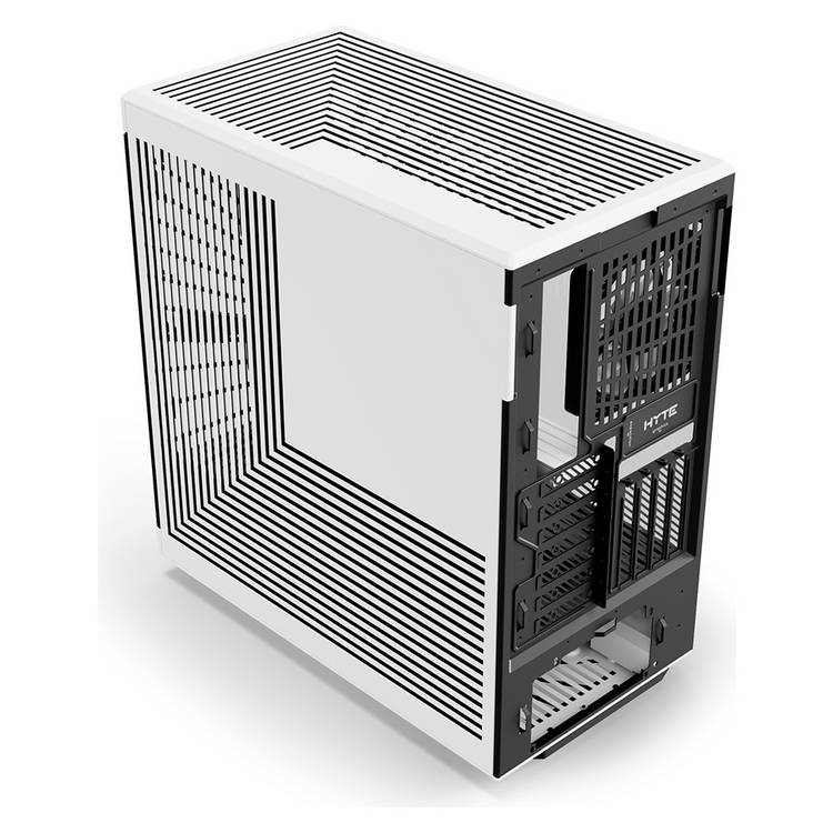 Hyte Y40 mid tower ATX case white and black, imported from the UK