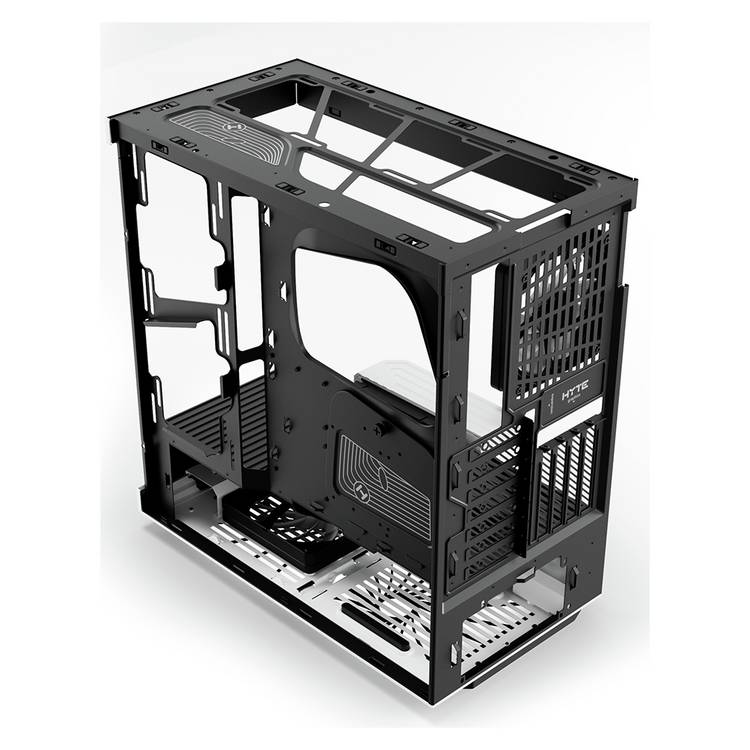Hyte Y40 mid tower ATX case white and black, imported from the UK