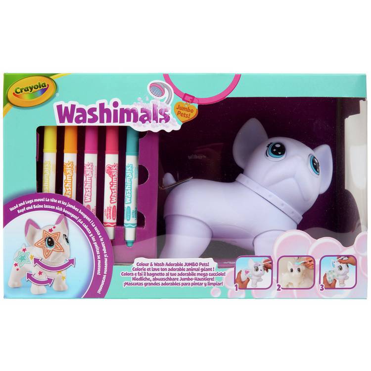 Crayola Washimals Jumbo Colour Playset with Big Wilbur - British product