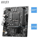 MSI Pro H610M-E DDR4 micro ATX motherboard, imported from the UK