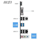 MSI Pro H610M-E DDR4 micro ATX motherboard, imported from the UK