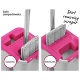 Kleeneze flat head mop and bucket set 2.6 litre - British product
