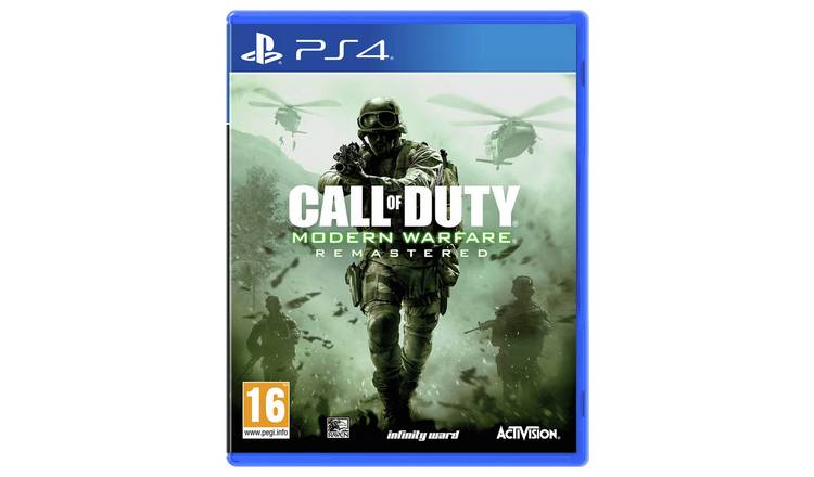 Call of Duty Modern Warfare Remastered PS4 game, UK version