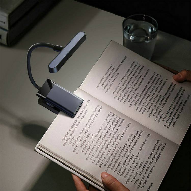 Xtralite Black rechargeable LED book light - British product