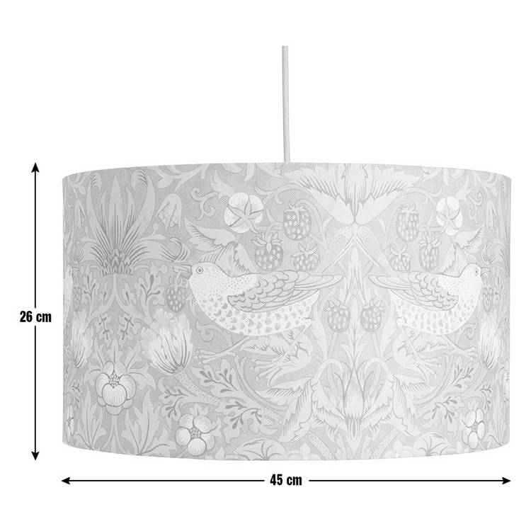 Habitat x Morris & Co Blue Strawberry Thief lampshade 45cm, imported from the UK