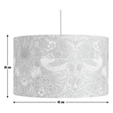 Habitat x Morris & Co Blue Strawberry Thief lampshade 45cm, imported from the UK