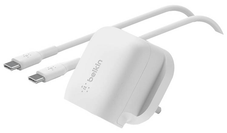 Belkin 20W USB-C wall charger with 1m cable, UK version