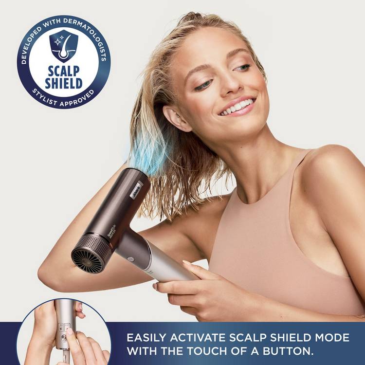 Shark SpeedStyle Pro FLEX hair dryer silver, UK version