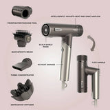 Shark SpeedStyle Pro FLEX hair dryer silver, UK version