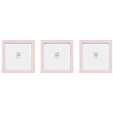 Habitat pastel pink wooden picture frames 3-pack 11.96cm, UK version