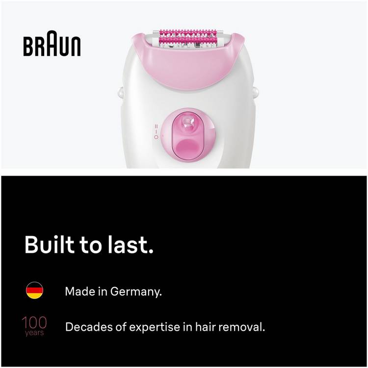 Braun Silk-epil 3 corded epilator dry use (British brand)