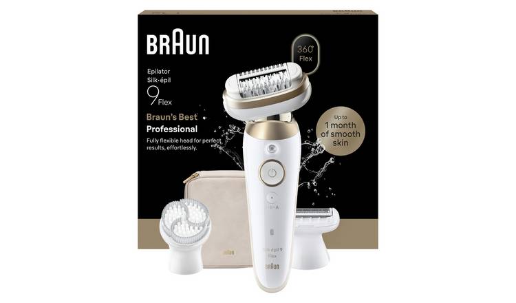 Braun Silk-epil 9 Flex epilator, imported from the UK