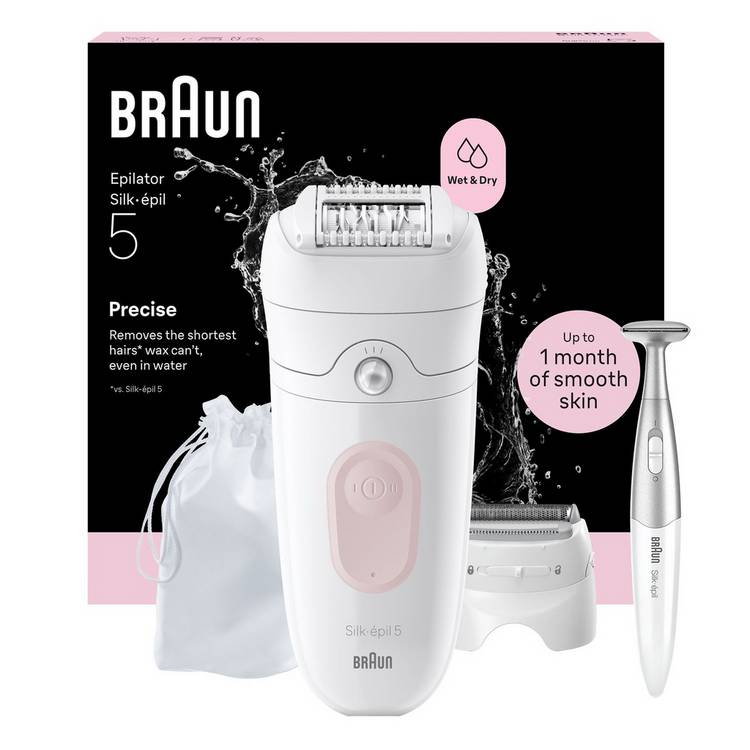 Braun Silk-epil 5 wet and dry cordless epilator - British product