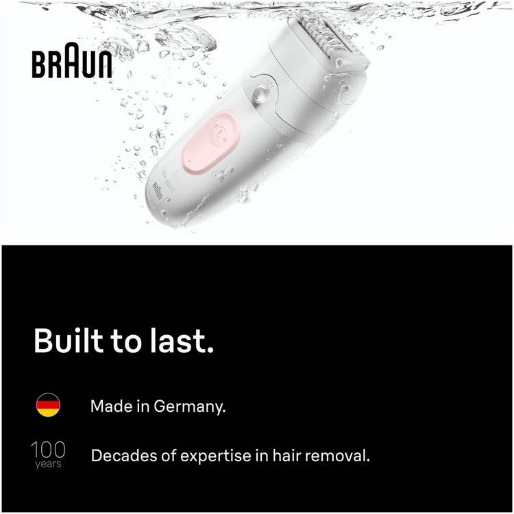 Braun Silk-epil 5 wet and dry cordless epilator - British product
