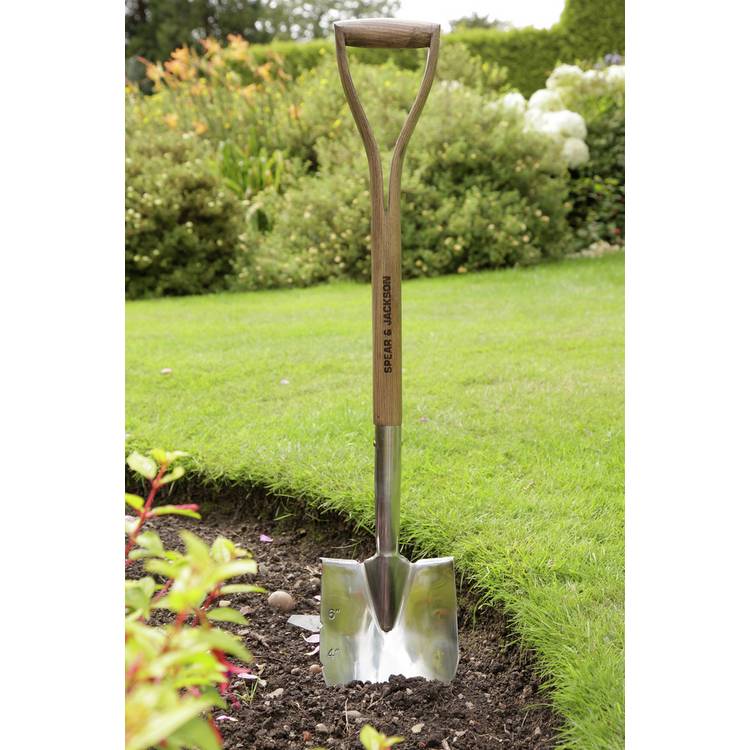 Spear and Jackson stainless planting spade (British brand)