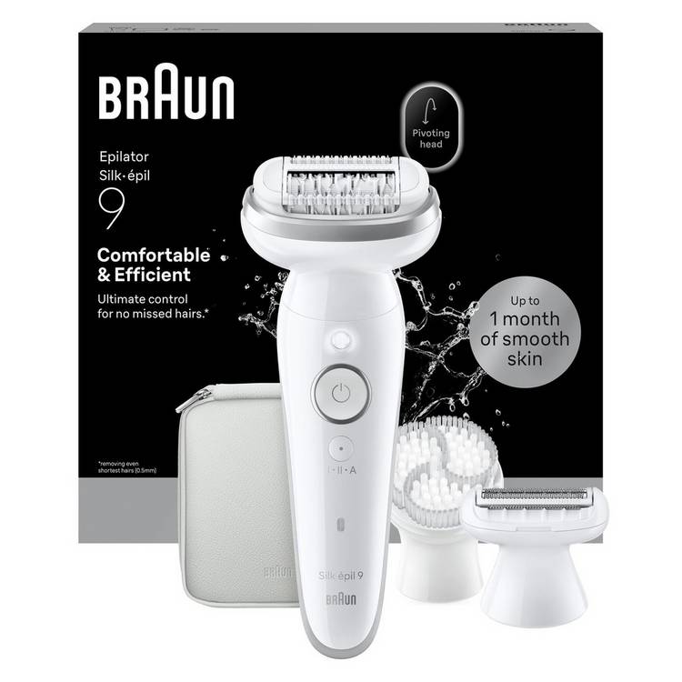 Braun Silk-epil 9 wet dry cordless epilator, UK version
