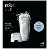 Braun Silk-epil 5 epilator wet dry cordless, UK version