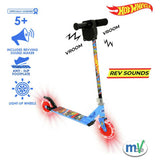 Hot Wheels kids light up 2 wheel scooter, UK version
