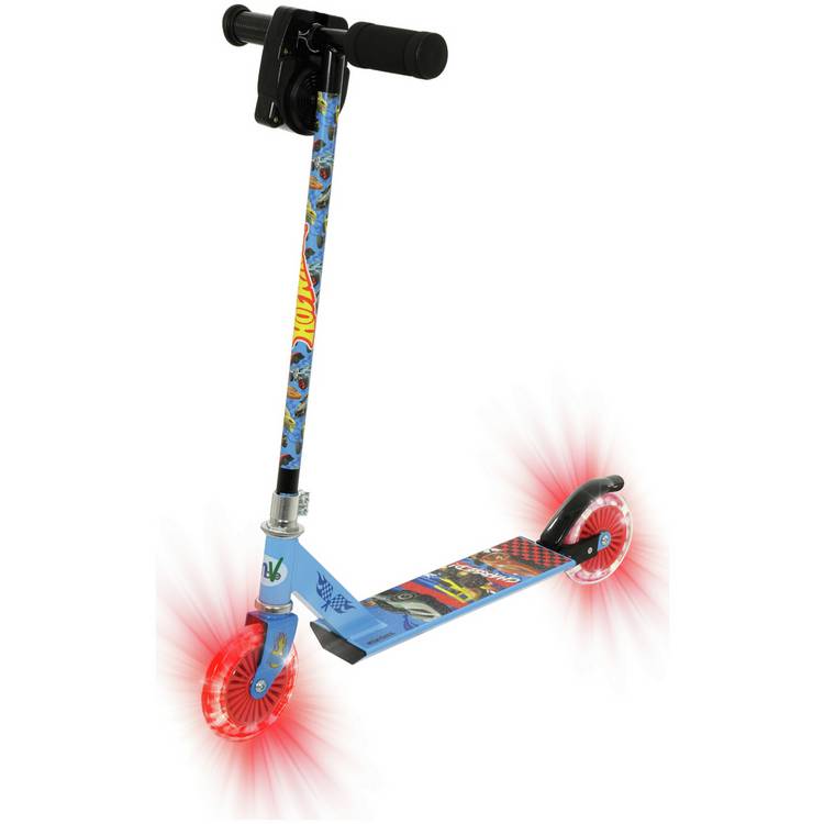 Hot Wheels kids light up 2 wheel scooter, UK version