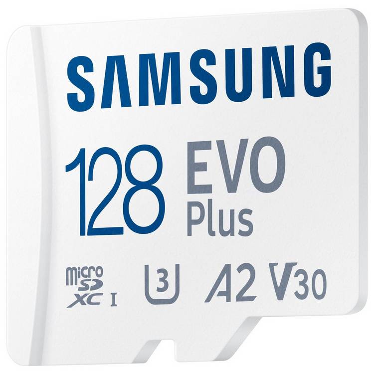Samsung EVO Plus microSD memory card 128GB - British product
