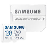 Samsung EVO Plus microSD memory card 128GB - British product