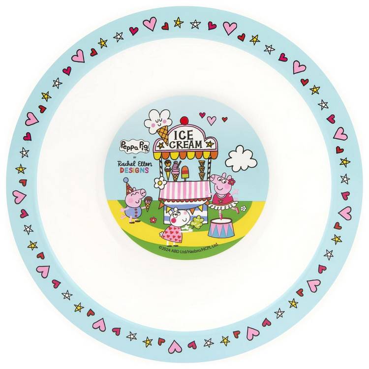 Peppa Pig kids dinner set blue (British brand)