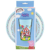 Peppa Pig kids dinner set blue (British brand)