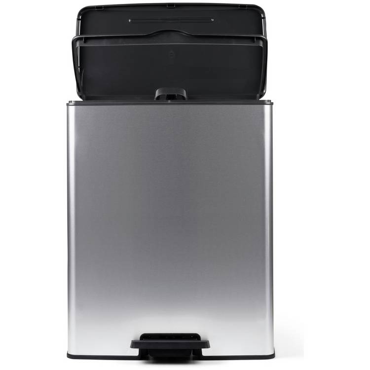 Curver pedal bin silver 65 Litre, UK version
