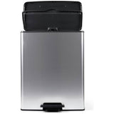 Curver pedal bin silver 65 Litre, UK version