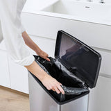 Curver pedal bin silver 65 Litre, UK version